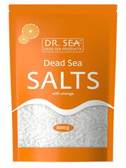 Negyvosios jūros druska voniai su apelsinų aliejumi Dr. Sea, 500 g kaina ir informacija | Dušo želė, aliejai | pigu.lt