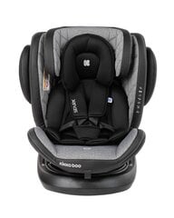 Automobilinė kėdutė Kikka Boo Stark Isofix, 0-36 kg, light grey kaina ir informacija | Autokėdutės | pigu.lt