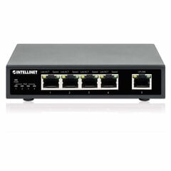 Сетевой коммутатор Intellinet 561839 Gigabit Ethernet (10/100/1000) Power over Ethernet (PoE) Черный цена и информация | Коммутаторы (Switch) | pigu.lt