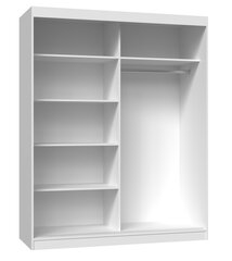 Шкаф Iga 160см, белый цена и информация | Шкафы | pigu.lt