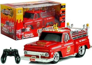 Nuotoliniu būdu valdomas gaisrinis automobilis Lean Toys, raudonas kaina ir informacija | Žaislai berniukams | pigu.lt