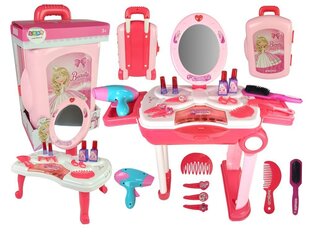Žaislinis grožio rinkinys Lean Toys, rožinis kaina ir informacija | Žaislai mergaitėms | pigu.lt