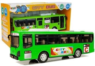 Žaislinis autobusas Lean Toys, žalias kaina ir informacija | Žaislai berniukams | pigu.lt