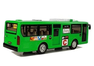 Žaislinis autobusas Lean Toys, žalias kaina ir informacija | Žaislai berniukams | pigu.lt
