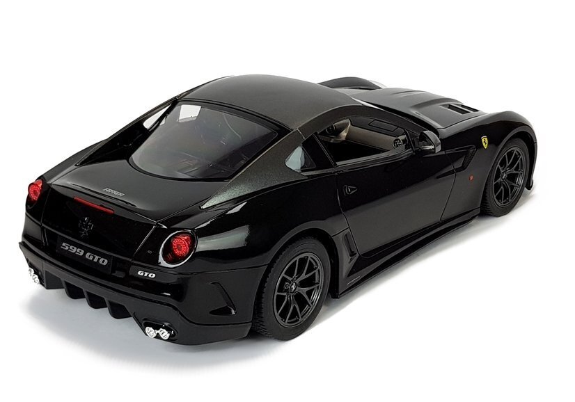 Žaislinis automobilis Rastar R/C Ferrari 599 GTO, juodas kaina ir informacija | Žaislai berniukams | pigu.lt