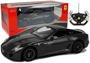Игрушечный автомобиль Rastar R/C Ferrari 599 GTO, черный цвет цена и информация | Игрушки для мальчиков | pigu.lt