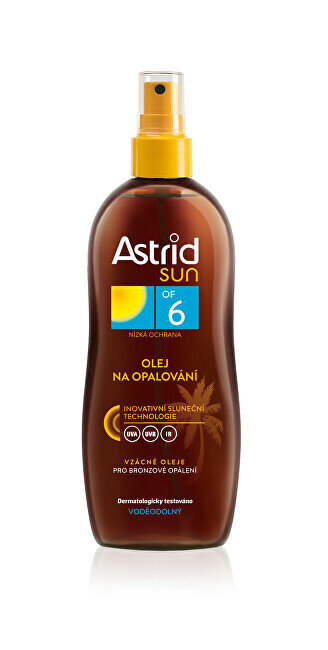 Purškiamasis nuo saulės aliejus SPF 6 Astrid Sun, 200 ml цена и информация | Kremai nuo saulės | pigu.lt