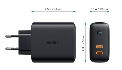 Aukey PA-D2 kaina ir informacija | Krovikliai telefonams | pigu.lt