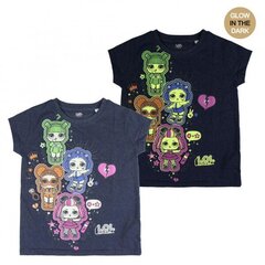 LOL Surprise marškinėliai Švytintys tamsoje kaina ir informacija | Marškinėliai mergaitėms | pigu.lt