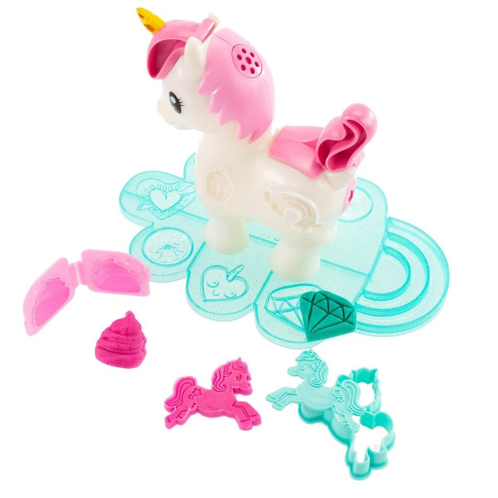 Figūrėlės, žaidimui su plastilinu Unicorn Magic Dough kaina ir informacija | Lavinamieji žaislai | pigu.lt