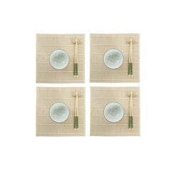 Набор для суши DKD Home Decor Зеленый Бамбук Керамика (14,5 x 14,5 x 31 cm) цена и информация | Посуда, тарелки, обеденные сервизы | pigu.lt