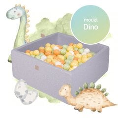 Kamuoliukų baseinas su kamuoliukais MeowBaby® Dino, 300 vnt. kaina ir informacija | Žaislai kūdikiams | pigu.lt