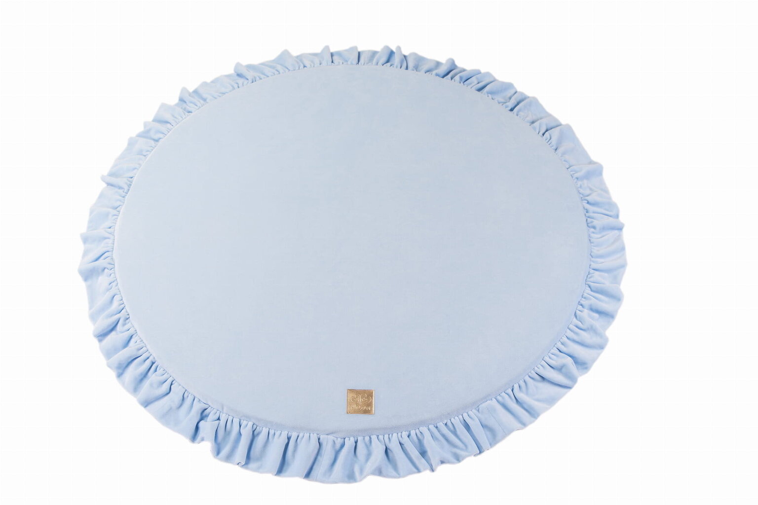 "MeowBaby®" žaidimų kilimėlis kūdikiui Ø100 cm, apvalus, mėlynos spalvos цена и информация | Lavinimo kilimėliai | pigu.lt