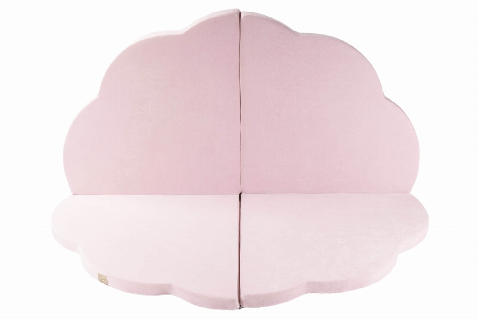 "MeowBaby®" žaidimų kilimėlis 160x160 cm Baby Cloud sulankstomas, šviesiai rožinis, šviesiai rožinis kaina ir informacija | Lavinimo kilimėliai | pigu.lt