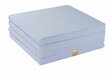"MeowBaby®" 120x120 cm žaidimų kilimėlis kūdikiui Kvadratas sulankstomas, mėlynos spalvos kaina ir informacija | Lavinimo kilimėliai | pigu.lt