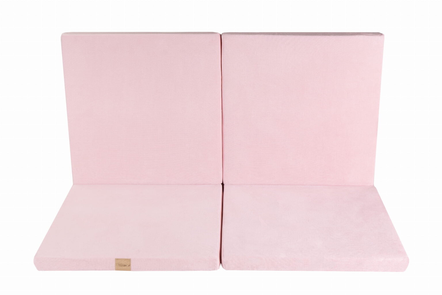 "MeowBaby®" 120x120 cm žaidimų kilimėlis kūdikiui, sulankstomas, šviesiai rožinės spalvos kaina ir informacija | Lavinimo kilimėliai | pigu.lt