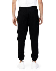 Брюки CALVIN KLEIN JEANS Linen Black J30J325126BEH 560077868 цена и информация | Мужские брюки | pigu.lt