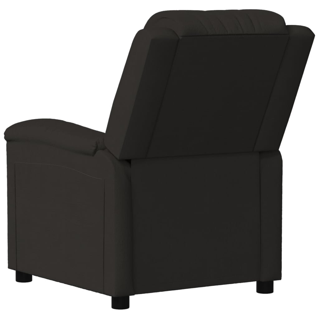 Atlošiamas krėslas, juodos spalvos, aksomas kaina ir informacija | Svetainės foteliai | pigu.lt