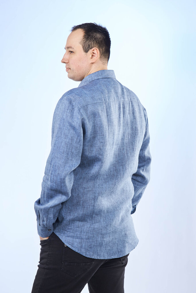 Marškiniai vyrams Aimyoustyl 1022P5, mėlyni kaina ir informacija | Vyriški marškiniai | pigu.lt