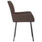 Valgomojo kėdės, 2vnt., taupe spalvos, audinys kaina ir informacija | Virtuvės ir valgomojo kėdės | pigu.lt