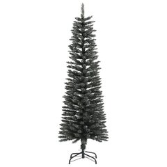 Dirbtinė siaura Kalėdų eglutė su stovu,150cm kaina ir informacija | Eglutės, vainikai, stovai | pigu.lt