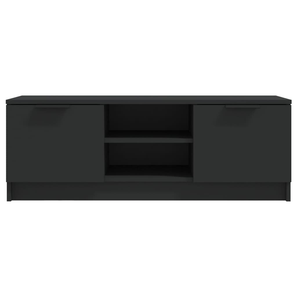 Televizoriaus spintelė, juoda, 102x35x36,5cm, apdirbta mediena kaina ir informacija | TV staliukai | pigu.lt