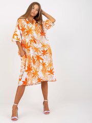 Женское оранжевое платье оверсайз цена и информация | Платья | pigu.lt
