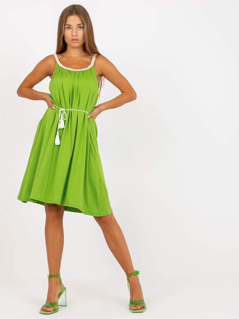 Suknelė moterims, žalios spalvos kaina ir informacija | Suknelės | pigu.lt