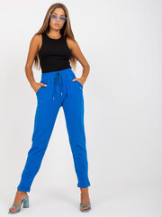 Женские темно-синие спортивные штаны цена и информация | Женские брюки | pigu.lt