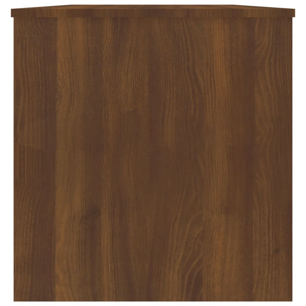 Kavos staliukas, rudas ąžuolo, 102x50x52,5cm, mediena kaina ir informacija | Kavos staliukai | pigu.lt