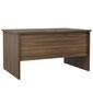 Kavos staliukas, rudas ąžuolo, 80x50x42,5cm, apdirbta mediena kaina ir informacija | Kavos staliukai | pigu.lt