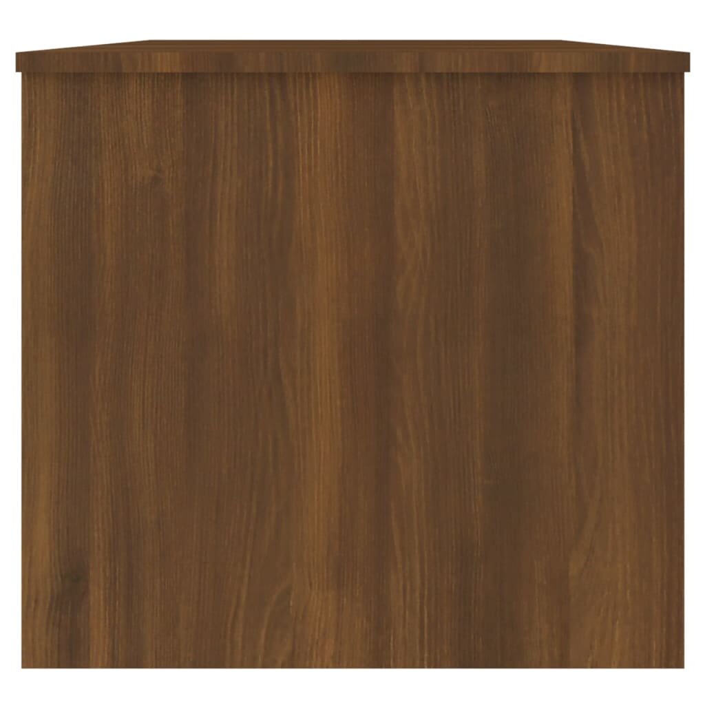 Kavos staliukas, rudas ąžuolo, 102x50,5x46,5cm, mediena kaina ir informacija | Kavos staliukai | pigu.lt