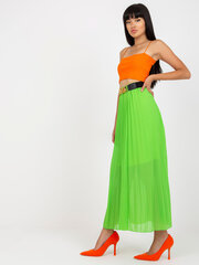 Женская ярко-зеленая плиссированная юбка цена и информация | Юбки | pigu.lt
