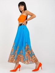 Женская синяя юбка со складками цена и информация | Юбки | pigu.lt