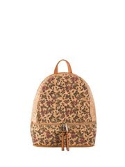 светло-коричневый женский рюкзак с принтом цена и информация | Женские сумки | pigu.lt