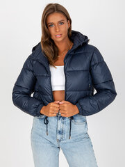 Женская темно-синяя зимняя куртка цена и информация | Женские куртки | pigu.lt