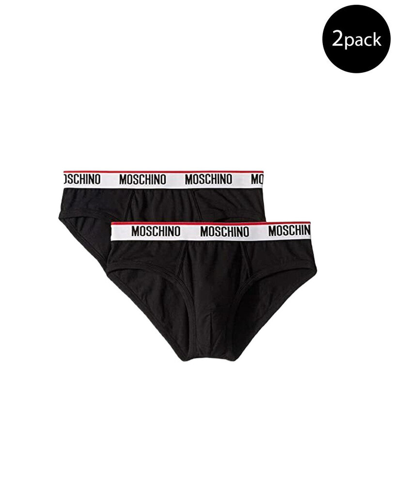 Moschino trumpikės vyrams 364202, juodos, 2 vnt. цена и информация | Trumpikės | pigu.lt