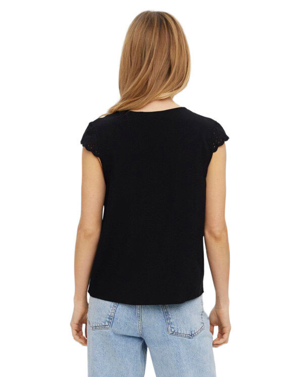 Marškinėliai moterims Vero Moda, juodi kaina ir informacija | Marškinėliai moterims | pigu.lt