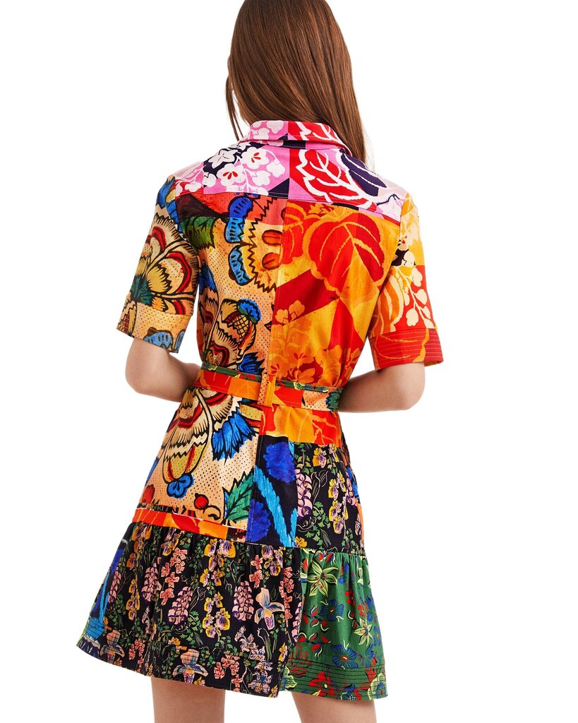 Suknelė moterims Desigual 356396, oranžinė kaina ir informacija | Suknelės | pigu.lt