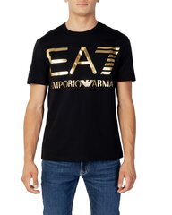 Emporio Armani marškinėliai vyrams 367554, juodi цена и информация | Женские футболки | pigu.lt