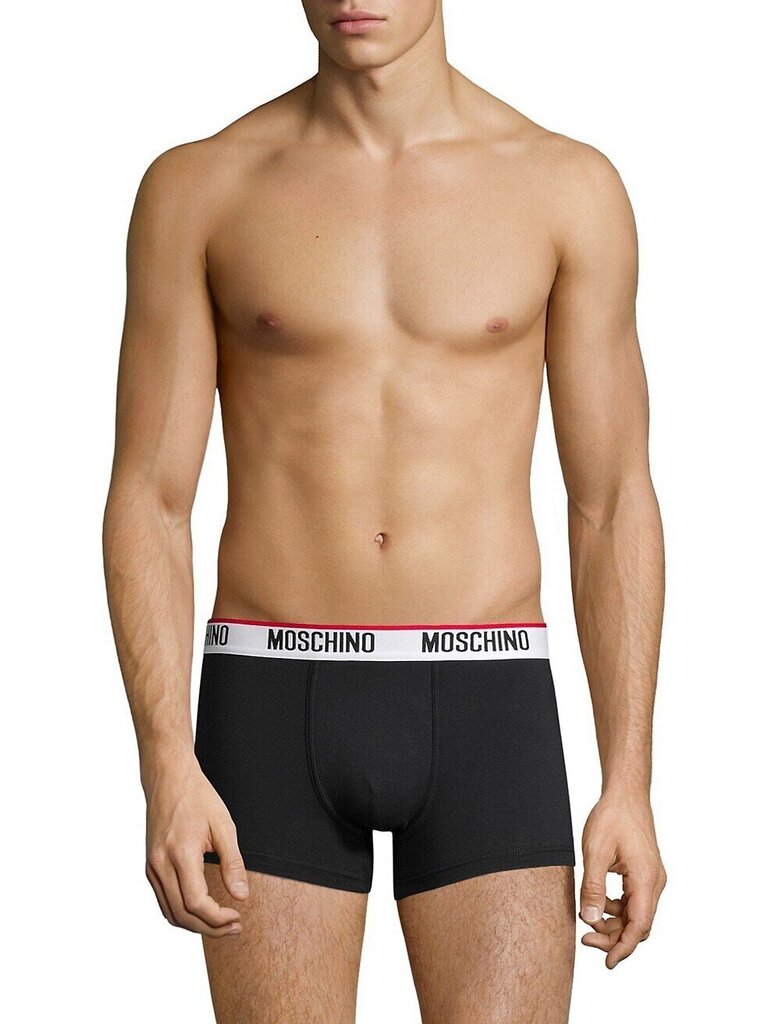 Trumpikės vyrams Moschino Underwear 364216, juodos kaina ir informacija | Trumpikės | pigu.lt