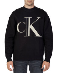 Свитер для мужчин Calvin Klein Jeans, черный цена и информация | Мужской джемпер | pigu.lt