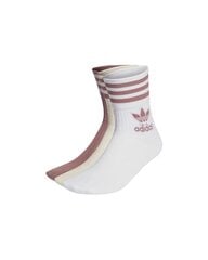 Kojinės moterims Adidas 367623, įvairių spalvų, 3 poros kaina ir informacija | Moteriškos kojinės | pigu.lt