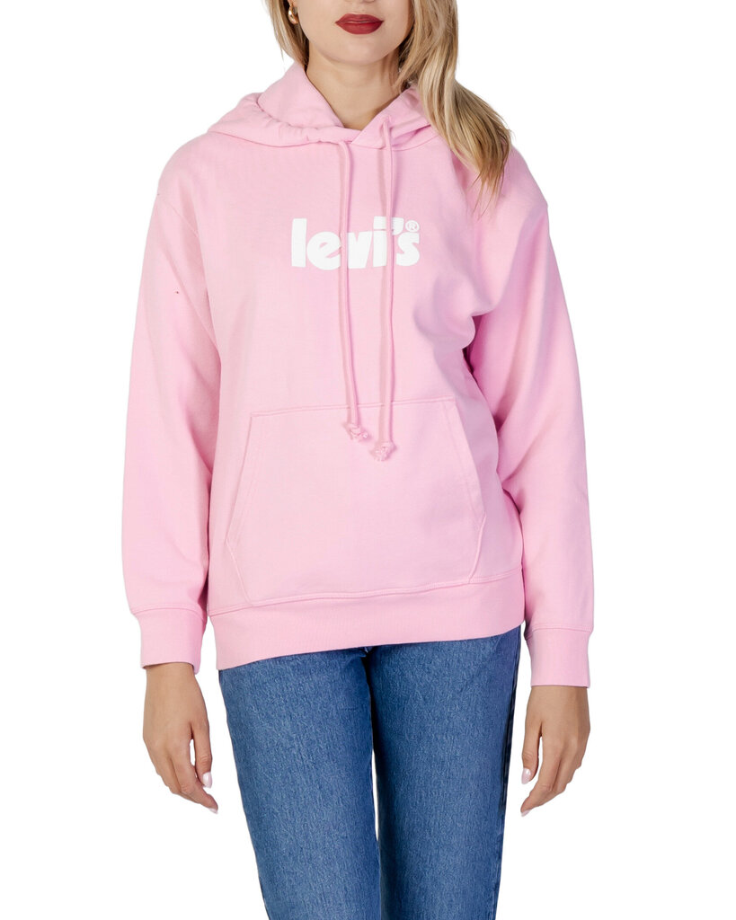 Džemperis moterims Levi`s, rožinis kaina ir informacija | Džemperiai moterims | pigu.lt