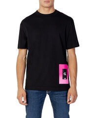 Мужская футболка Calvin Klein Jeans, черная цена и информация | Мужские футболки | pigu.lt
