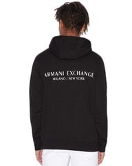 Džemperis vyrams Armani Exchange, juodas цена и информация | Мужские толстовки | pigu.lt