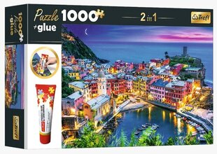 TREFL dėlionė 2in1 Ligūrija, Italija, dėlionė + klijai kaina ir informacija | Dėlionės (puzzle) | pigu.lt