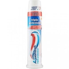 Dantų pasta Aquafresh Triple Protection, su dozatoriumi, 100 ml kaina ir informacija | Dantų šepetėliai, pastos | pigu.lt