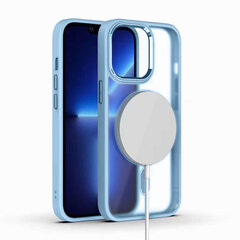 Чехол для телефона Hard Case Matte Apple iPhone 13 Pro Max support MagSafe, голубой цена и информация | Чехлы для телефонов | pigu.lt