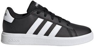 Детские кроссовки Adidas Grand Court 2.0 K GW6503/6, черные цена и информация | Детская спортивная обувь | pigu.lt